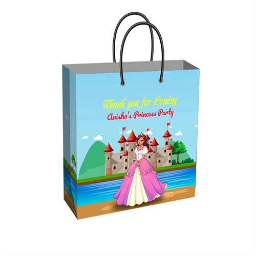 Party Supplies Princess Theme Gift Bag – Medium | Personalized or Plain